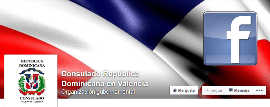 Visita el Facebook del Consulado de la República Dominiacana en Valencia