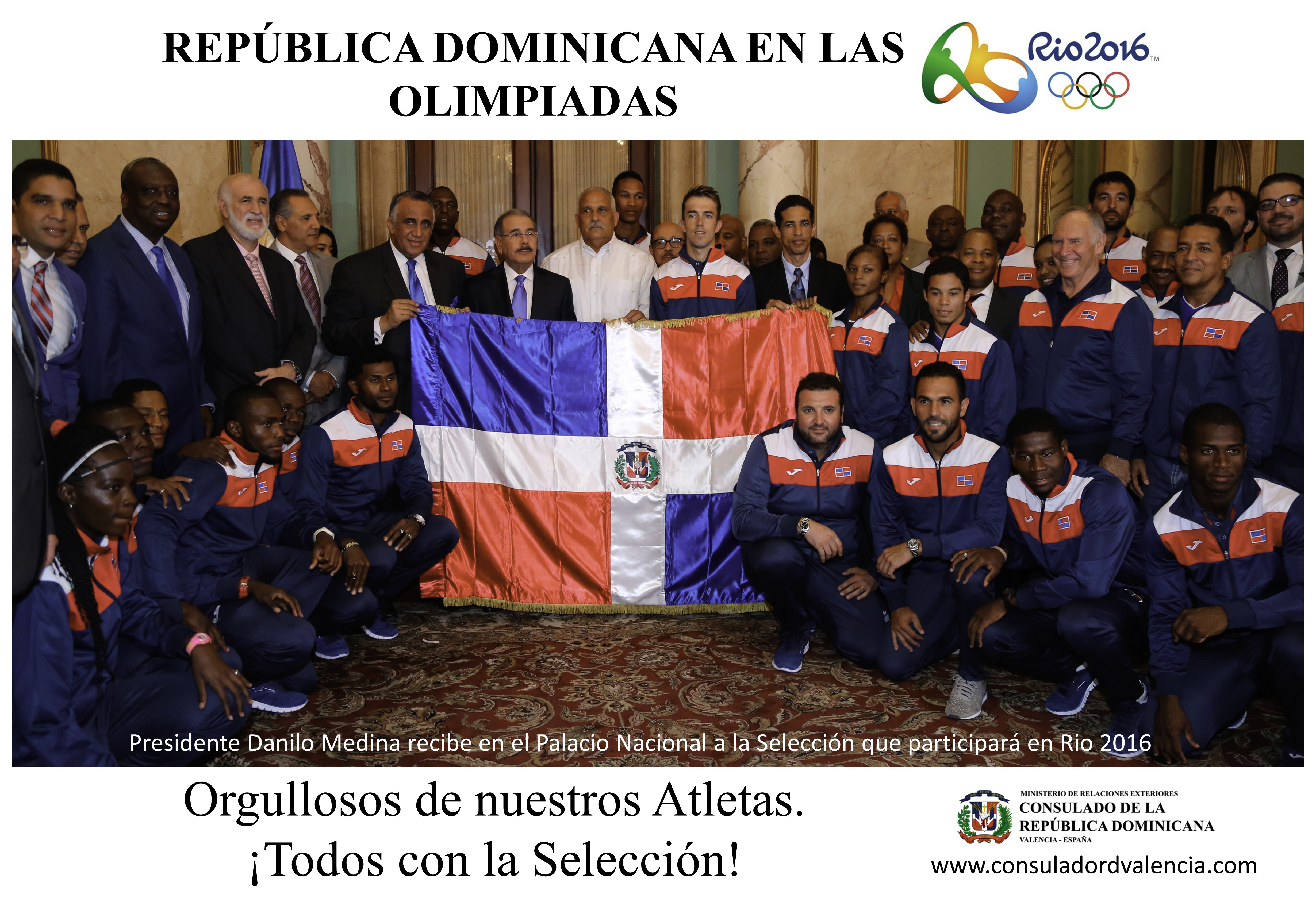 Atletas dominicanos en los Juegos Olimpicos de Rio 2016