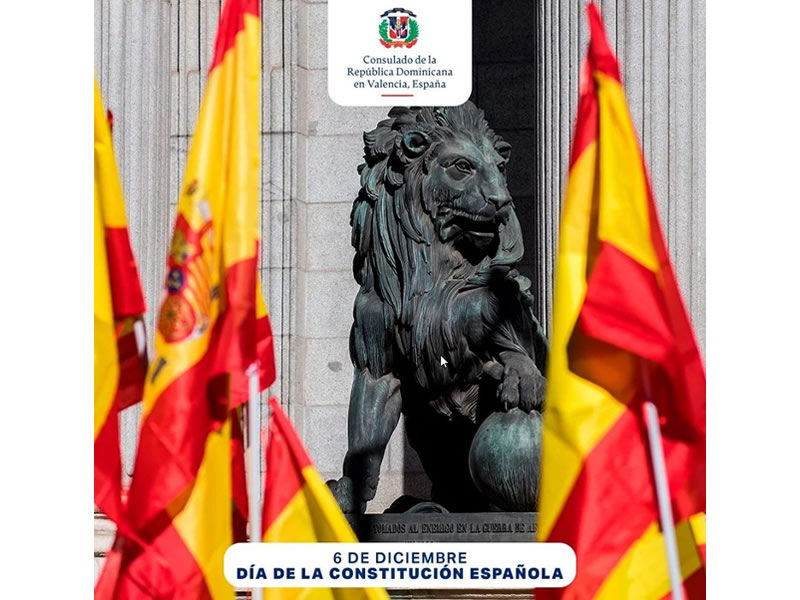 Día de la Constitución Española Archivos - Consulado de la República  Dominicana en Valencia
